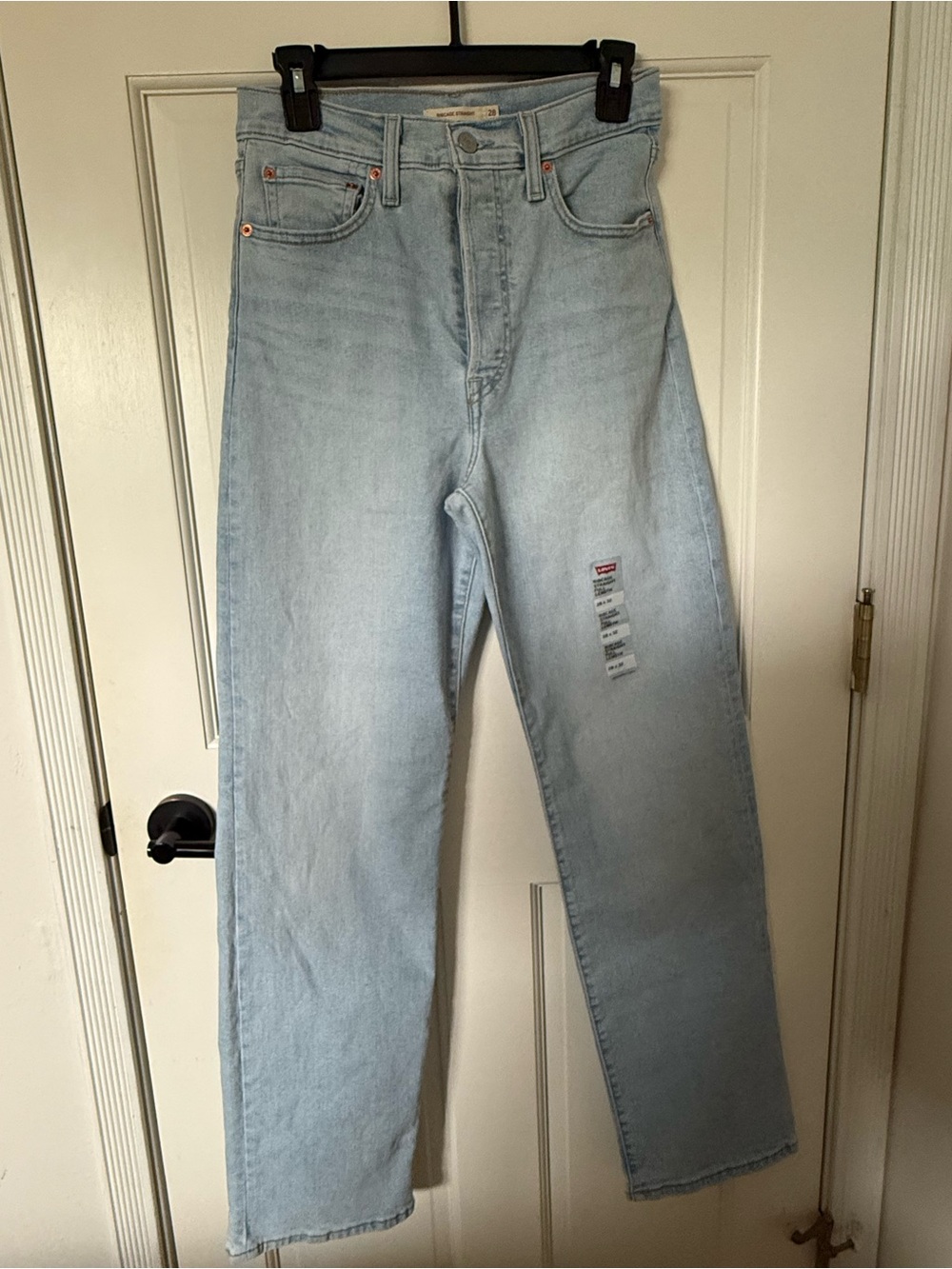 Levi’s Ribcage Straight Jeans | Size 28 | Light Wash | NWOT